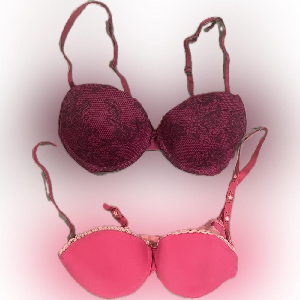 Lot of 2 Bras 34A Fruit of the loom;36A Xhilaration